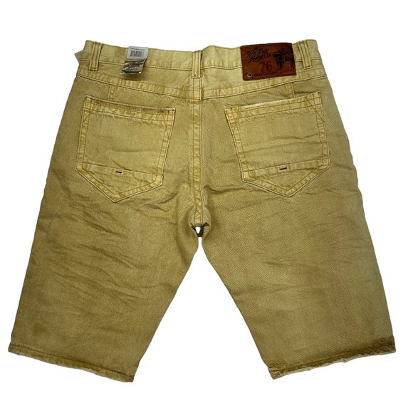 Heritage America Destroyed Denim Shorts (36) - Picture 2 of 11